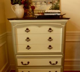 french provincial dresser makeover, painted furniture