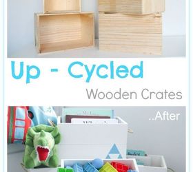 up cycled wooden crates, crafts, organizing, repurposing upcycling, storage ideas