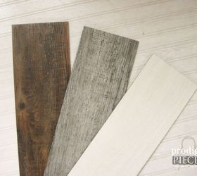 diy barn wood wall quilt vinyl flooring, diy, wall decor, woodworking projects
