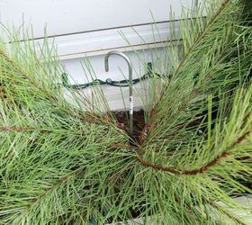 easiest christmas window box idea ever, christmas decorations, crafts, seasonal holiday decor