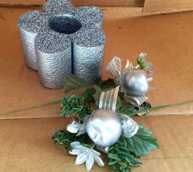 holiday pool noodle lights, crafts, ponds water features, repurposing upcycling