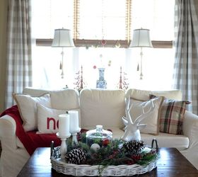 christmas great room, christmas decorations, home decor, seasonal holiday decor