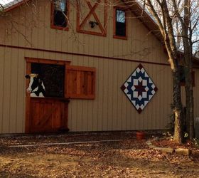 barn quilt beauty, outdoor living, wall decor, FINISHED WALL