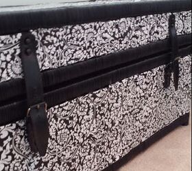 use contact paper and mod podge on wicker, decoupage, how to, painted furniture