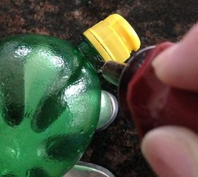 recycled juice bottle snowmen, crafts, how to, repurposing upcycling, seasonal holiday decor