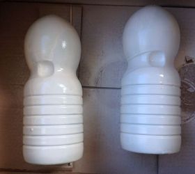 recycled juice bottle snowmen, crafts, how to, repurposing upcycling, seasonal holiday decor