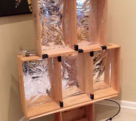 crate christmas tree, christmas decorations, repurposing upcycling, seasonal holiday decor