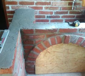 small brick kitchen for traditional croatian house, diy, home improvement, kitchen design