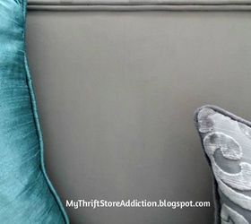 transformed a yard sale sofa with chalk paint, chalk paint, painted furniture