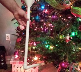 christmas tree watering easy cheap, christmas decorations, how to, seasonal holiday decor