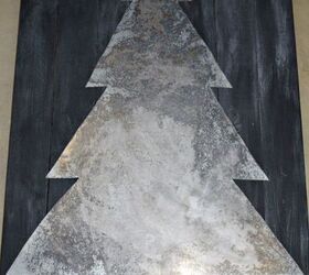 galvanized christmas tree, christmas decorations, crafts, seasonal holiday decor