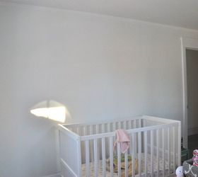 accent wall in a nursery tutorial, bedroom ideas, painting, wall decor