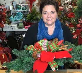 scraps of ribbon create bow christmas decor, christmas decorations, crafts, how to, seasonal holiday decor