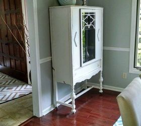 curio cabinet makeover, painted furniture
