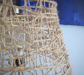 make jute lampshade cheap, crafts