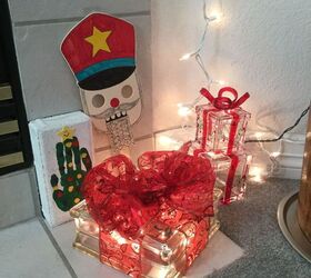 christmas decor repurpose winter crafting fun, chalk paint, christmas decorations, crafts, repurposing upcycling, seasonal holiday decor