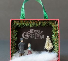 christmas ornaments diy shadowbox, christmas decorations, crafts, how to, seasonal holiday decor
