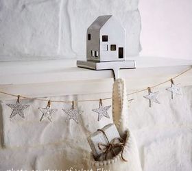 diy chrismas stocking holders, christmas decorations, crafts, seasonal holiday decor