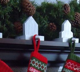 diy chrismas stocking holders, christmas decorations, crafts, seasonal holiday decor