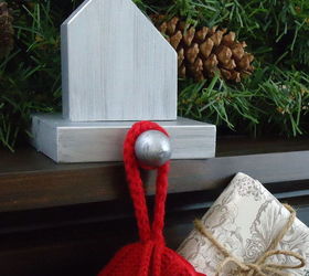 diy chrismas stocking holders, christmas decorations, crafts, seasonal holiday decor