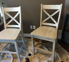 painted kitchen table makeover, painted furniture