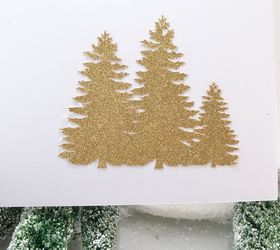 winter twinkle display tutorial, christmas decorations, crafts, repurposing upcycling