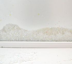 winter twinkle display tutorial, christmas decorations, crafts, repurposing upcycling