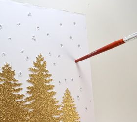 winter twinkle display tutorial, christmas decorations, crafts, repurposing upcycling