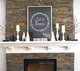 christmas mantel decorating tricks, christmas decorations, fireplaces mantels, seasonal holiday decor