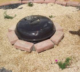firepit in the chill out area, decks, electrical, outdoor living