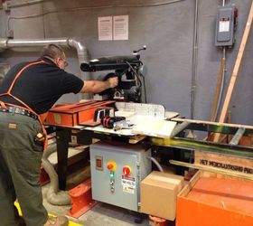 repurposed stair tread into cutting board, repurposing upcycling, woodworking projects, I love the guys at my local Home Depot