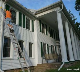 exterior updates to our mini white house, architecture, concrete masonry, diy, home improvement, landscape