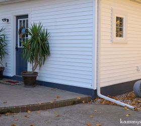 exterior updates to our mini white house, architecture, concrete masonry, diy, home improvement, landscape