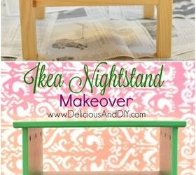 ikea nightstand makeover, painted furniture