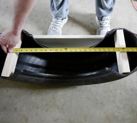 tire turned seesaw, diy, outdoor furniture, repurposing upcycling