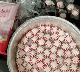 peppermint platter, christmas decorations, crafts, repurposing upcycling, seasonal holiday decor