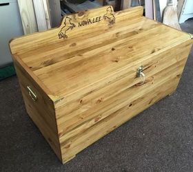 wood burning hope chest, painted furniture, woodworking projects