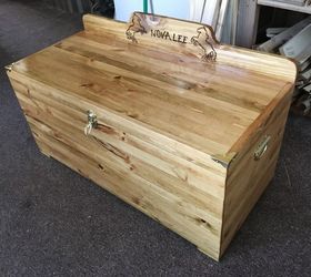 wood burning hope chest, painted furniture, woodworking projects