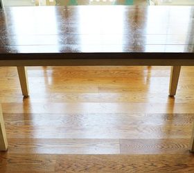 kitchen table makeover, painted furniture
