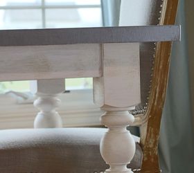 kitchen table makeover, painted furniture