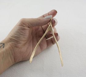 christmas ornaments crafts guilded wishbones, christmas decorations, crafts, seasonal holiday decor, Easy peasy