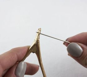 christmas ornaments crafts guilded wishbones, christmas decorations, crafts, seasonal holiday decor, Prepare for string