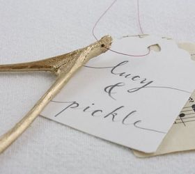 christmas ornaments crafts guilded wishbones, christmas decorations, crafts, seasonal holiday decor, Capture the memory