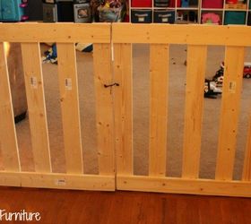 10 minute diy baby pet gate, diy, fences, painted furniture, woodworking projects