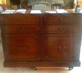 painted teal blue mirror furniture dresser, painted furniture