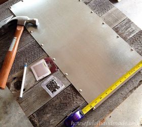 reclaimed wood and steel decorative sign, christmas decorations, seasonal holiday decor, woodworking projects