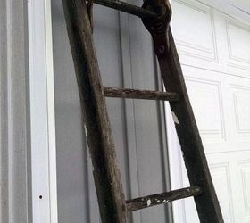 an old ladder gets retired to my closet as a ladder shoe rack, closet, organizing, repurposing upcycling, storage ideas