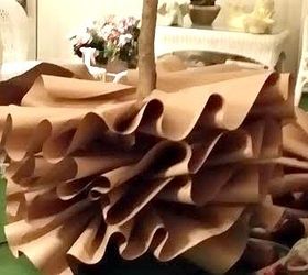 how to make a full size brown paper christmas tree, christmas decorations, crafts, how to, seasonal holiday decor