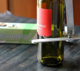 make drinking glasses from recycled wine bottles, crafts, repurposing upcycling