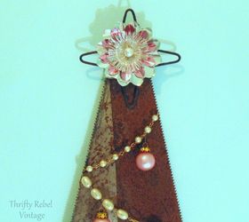 repurpose saw into christmas decor, christmas decorations, repurposing upcycling, seasonal holiday decor